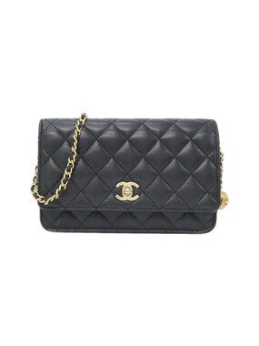 Chanel Chain Shoulder Bag Black
